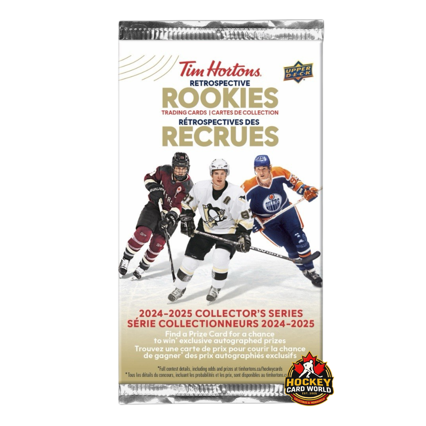 2024-25 Upper Deck Tim Hortons Retro Rookie Hockey Hobby Pack - Canadian Exclusive