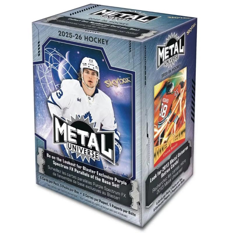 2025-26 Upper Deck Skybox Metal Universe Hockey 5 Pack Box