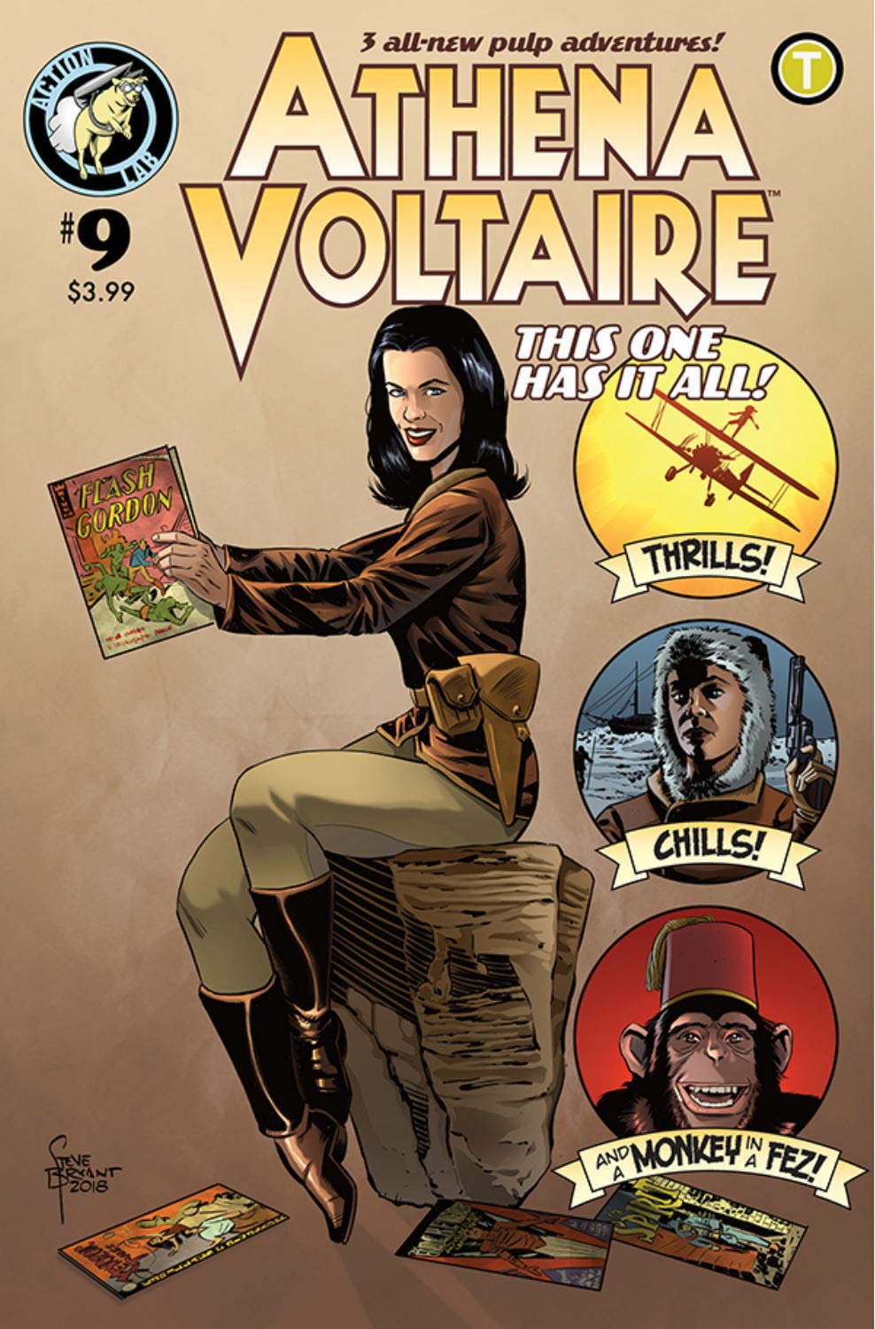 Athena Voltaire and the Terror on the Orient Express Magazine Comic Book B23-6