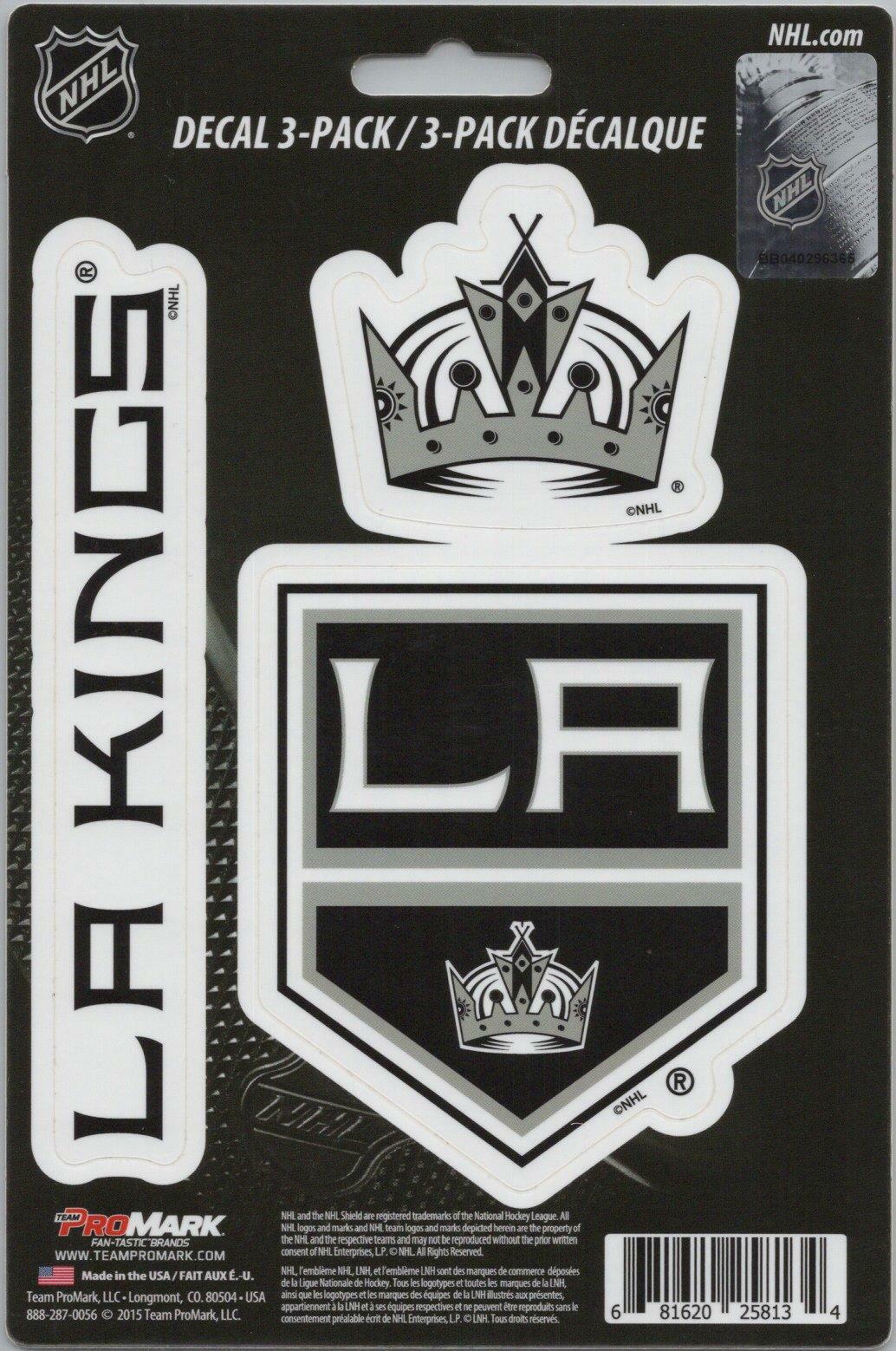 Team ProMark NHL Los Angeles Kings Standard Team Hockey Decals