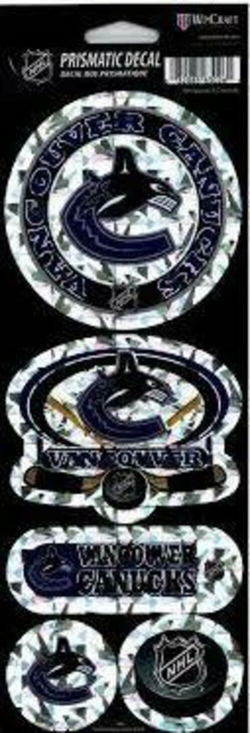 Wincraft NHL Vancouver Canucks Prismatic Decal, 4-Inchx11-Inch