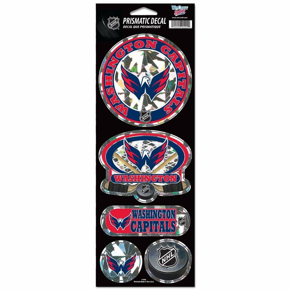 Wincraft NHL Washington Capitals Prismatic Decal, 4-Inchx11-Inch