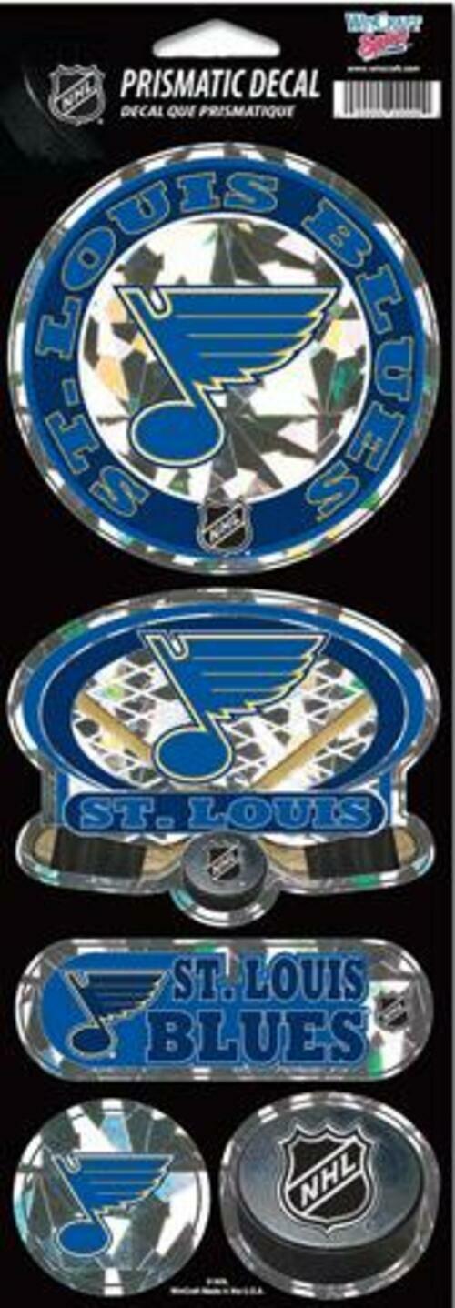 Wincraft NHL St. Louis Blues Prismatic Decal, 4-Inchx11-Inch
