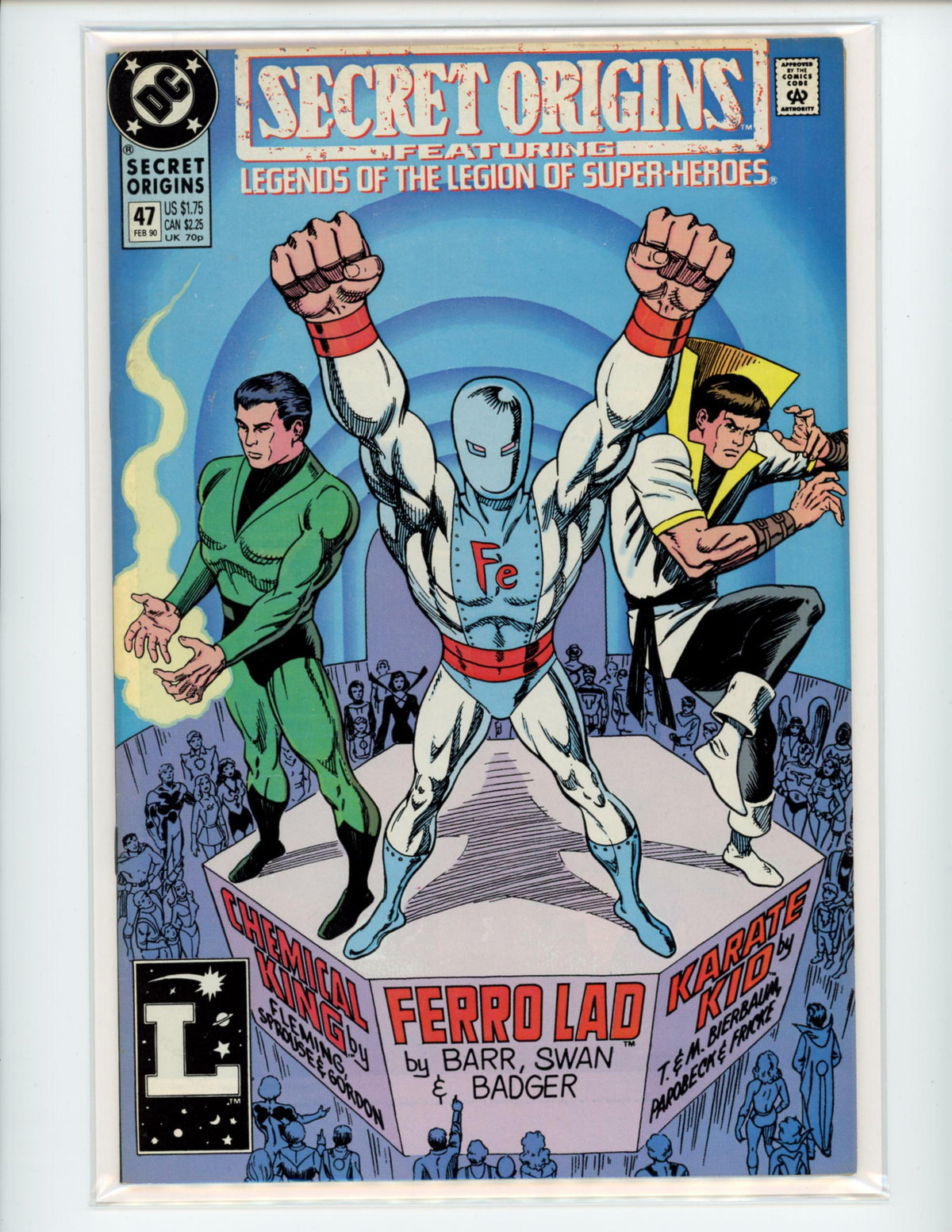 DC Secret Origins Legends Legion Super-Heroes Comic Book B22-12