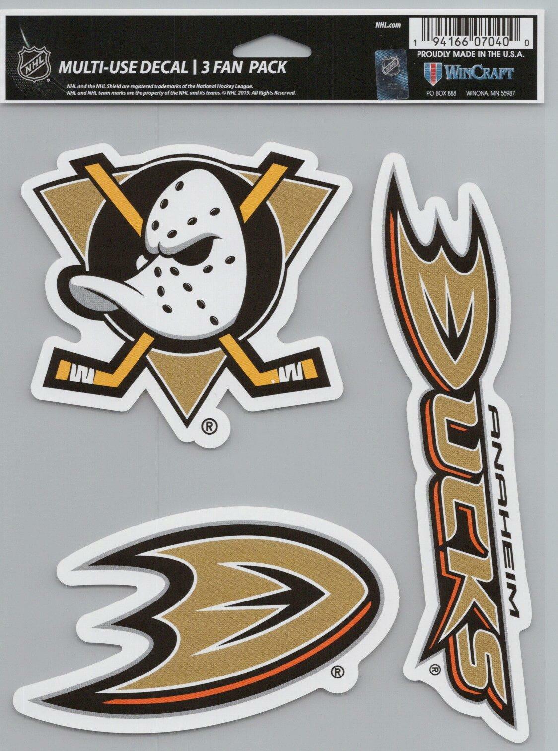 Wincraft Anaheim Ducks 5x7inch Decal Sheet