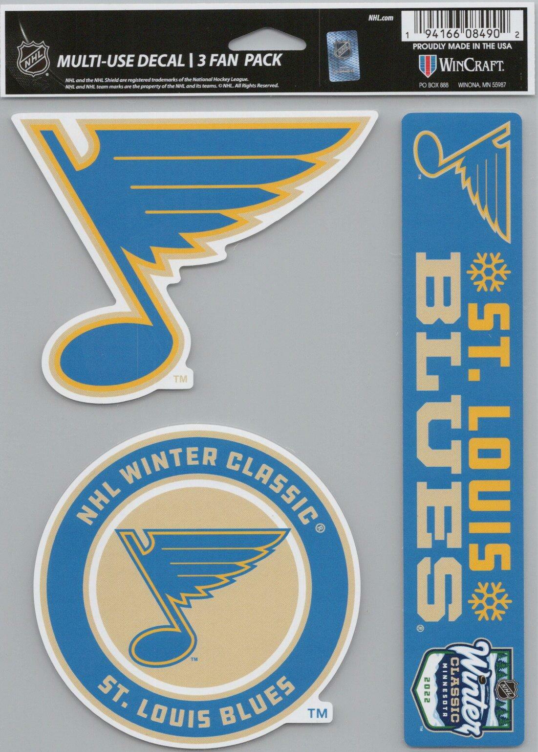 Wincraft St.Louis Blues 5x7inch Decal Sheet