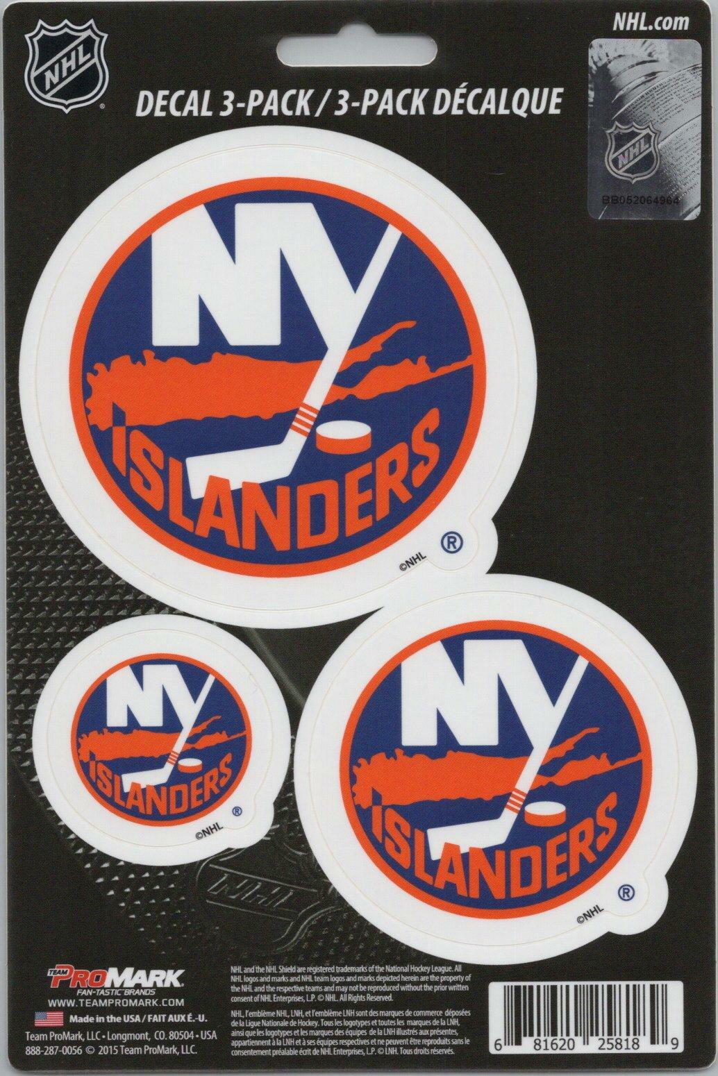 Team ProMark NHL New York Islanders Standard Team Hockey Decals