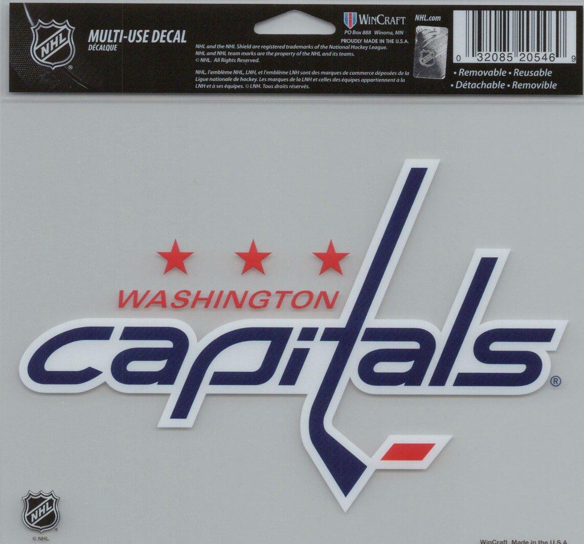 Wincraft NHL Washington Capitals Multi-Use Colored Decal, 5-Inchx6-Inch