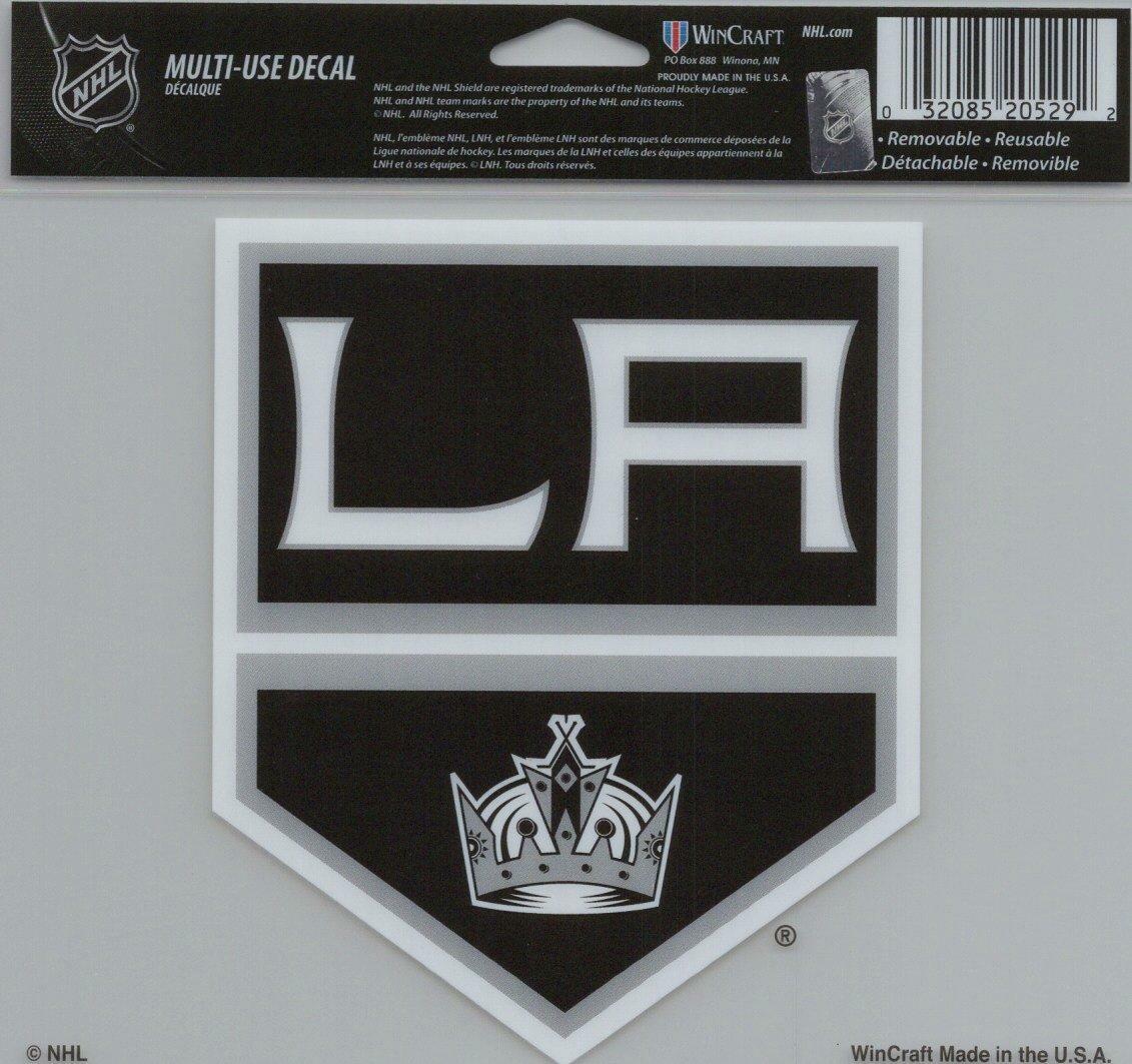 Wincraft NHL Los Angeles Kings Multi-Use Colored Decal, 5-Inchx6-Inch