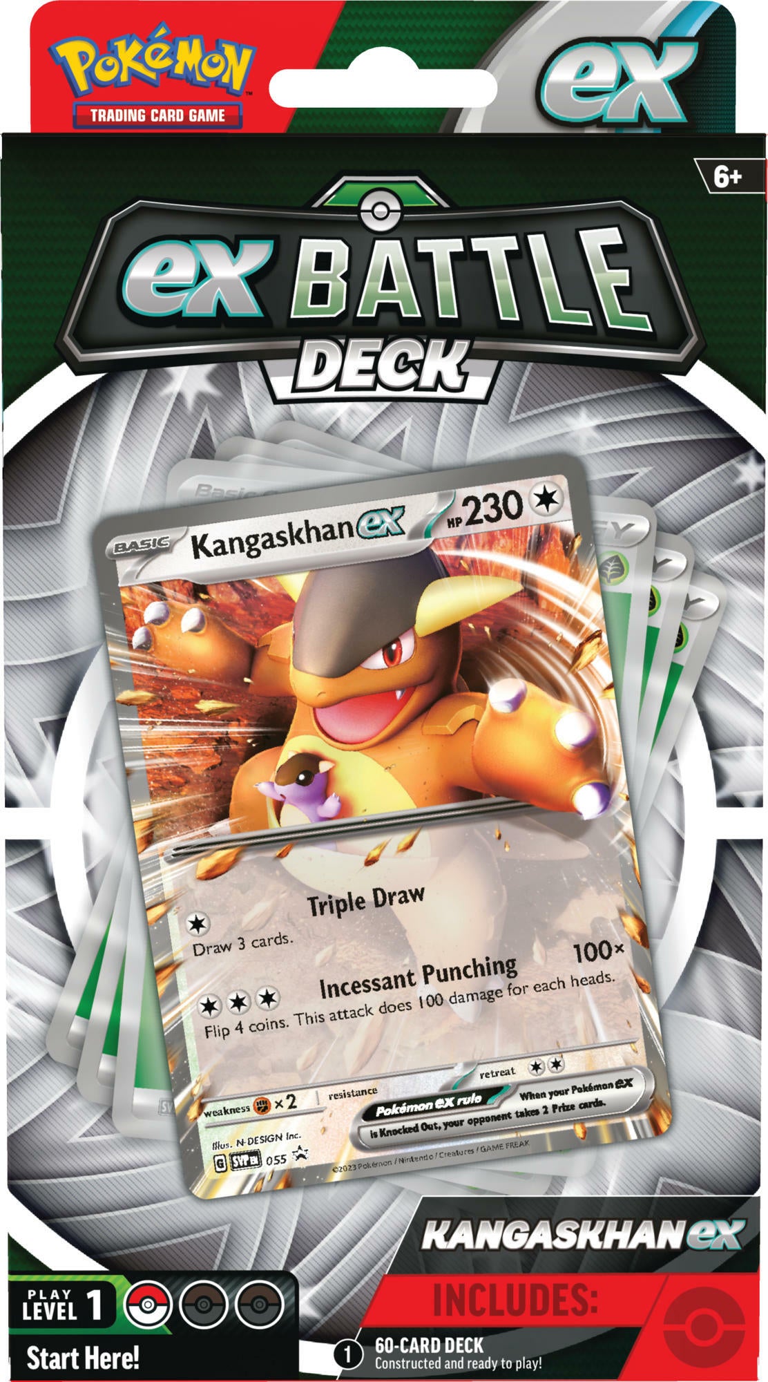 Pokemon Kangaskhan ex Battle Deck Sealed Box