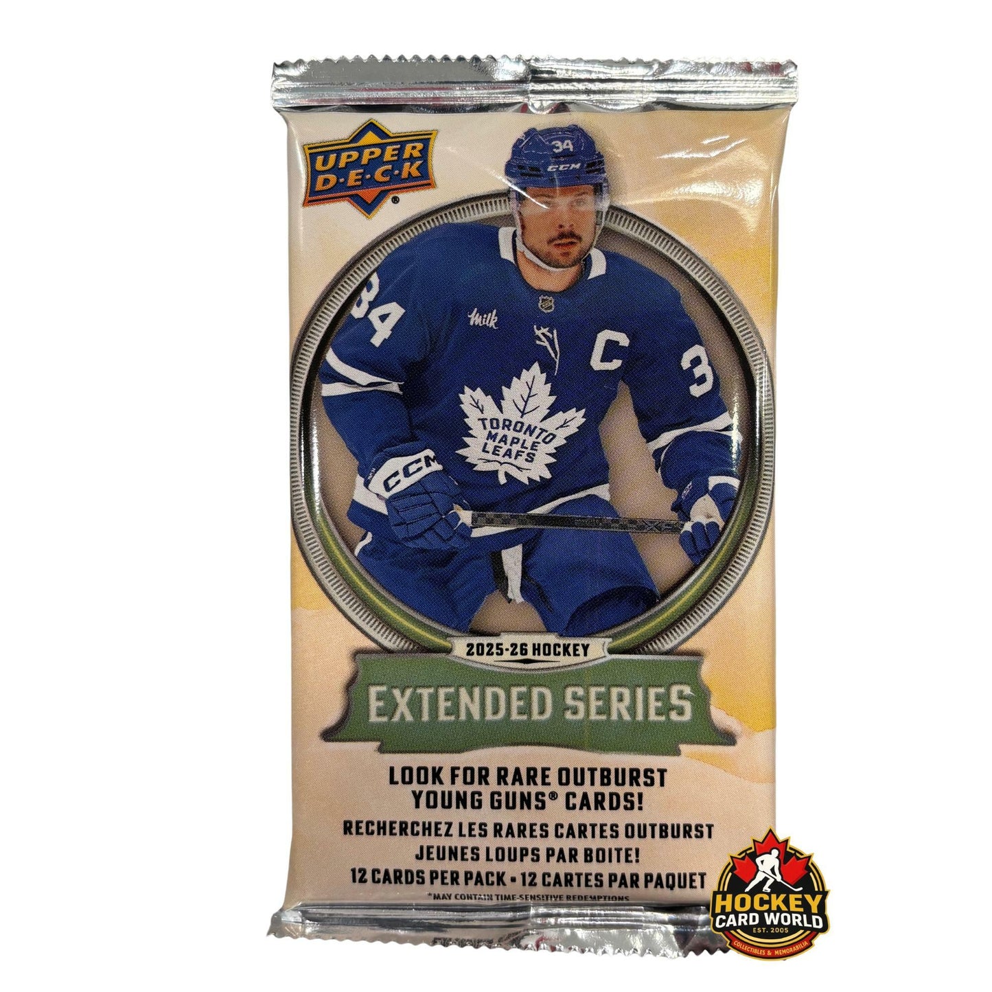2025-26 Upper Deck Extended Hockey Sealed Single Pack