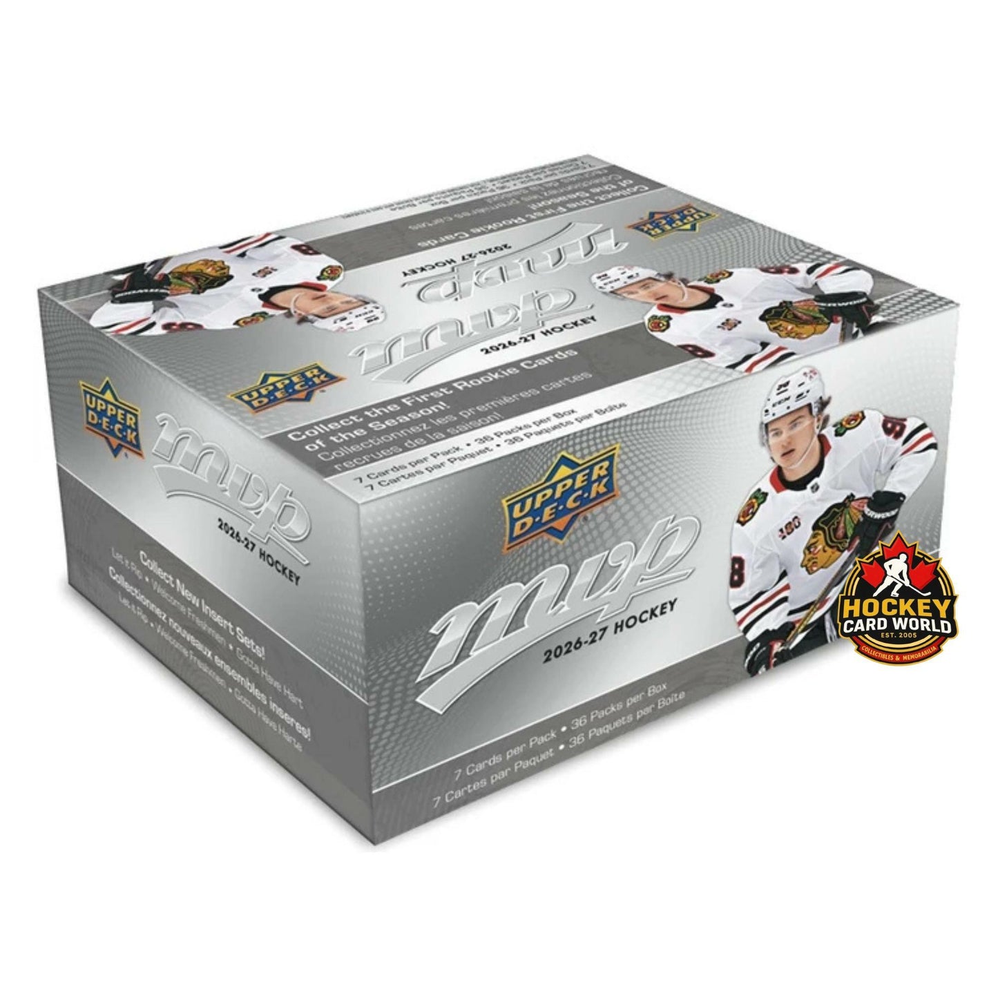2026-27 Upper Deck MVP Sealed Retail Box - 36 Packs Per Box