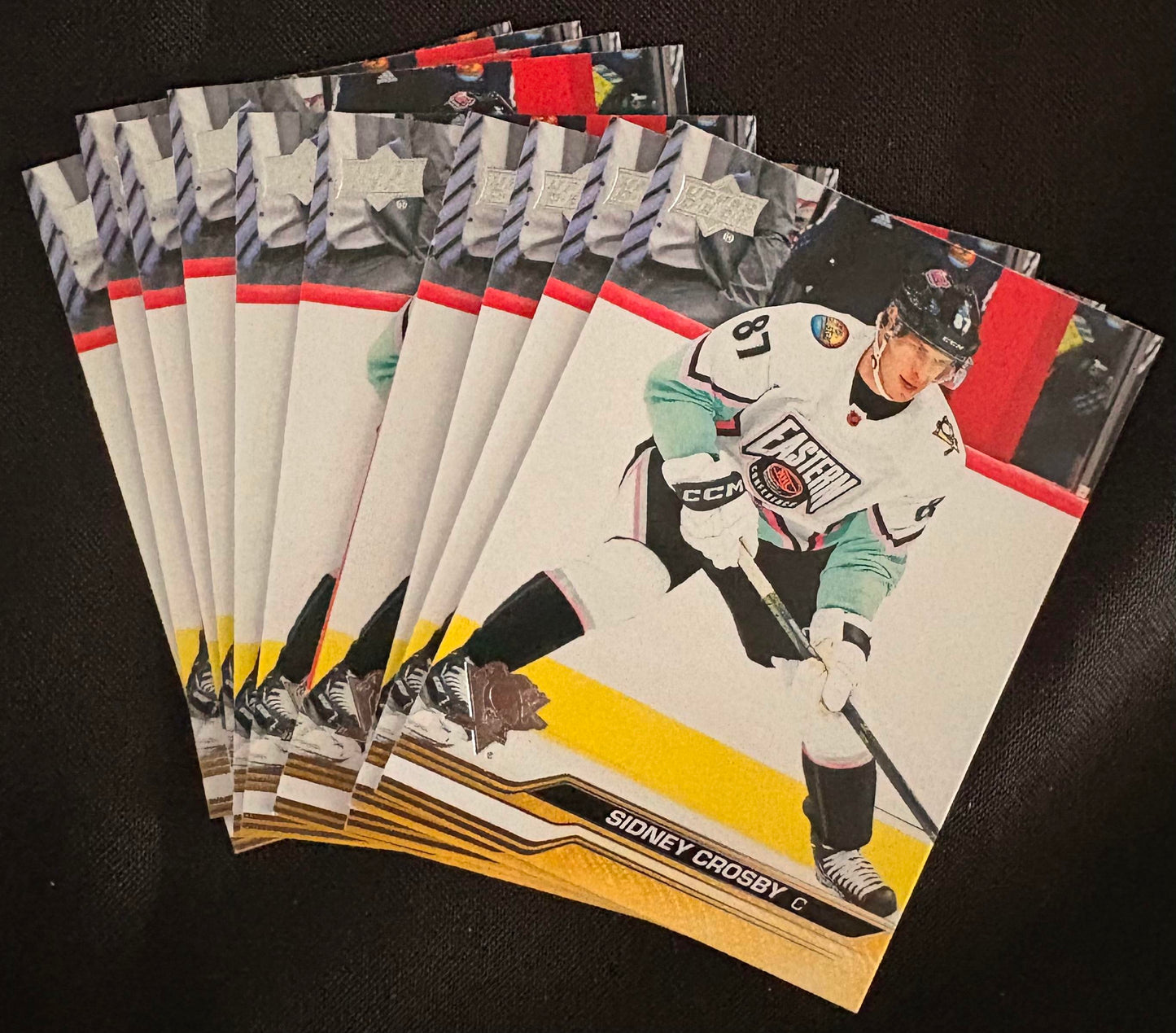 2023-24 Upper Deck #677 Sidney Crosby AS - Hockey Lot of 10