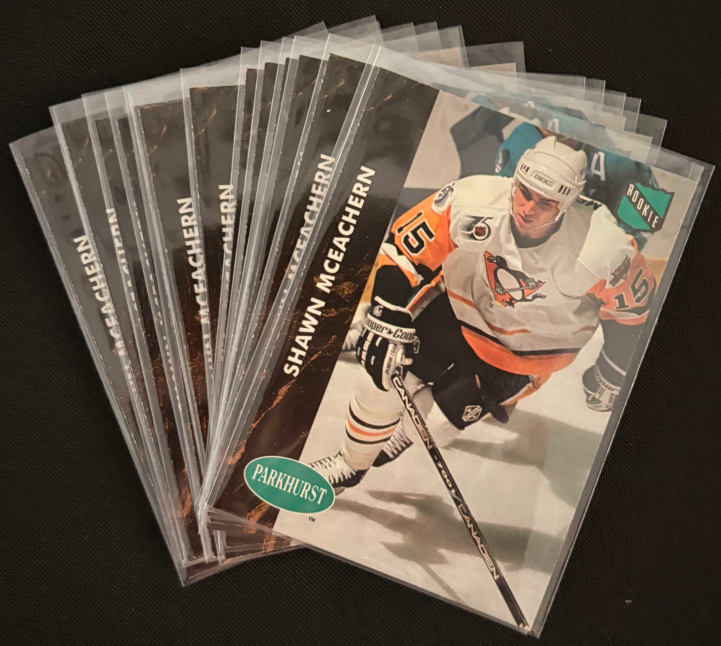 1991-92 Parkhurst #355 Shawn McEachern RC Rookie - Hockey Lot of 15