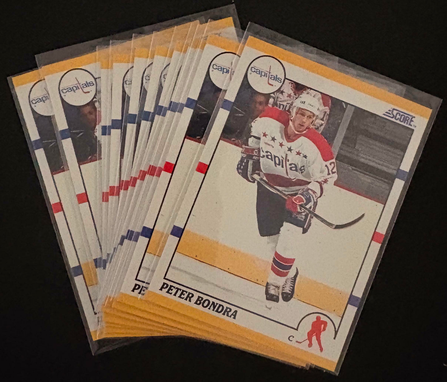 1990-91 Score Rookie Traded #71T Peter Bondra RC - Hockey Lot of 11