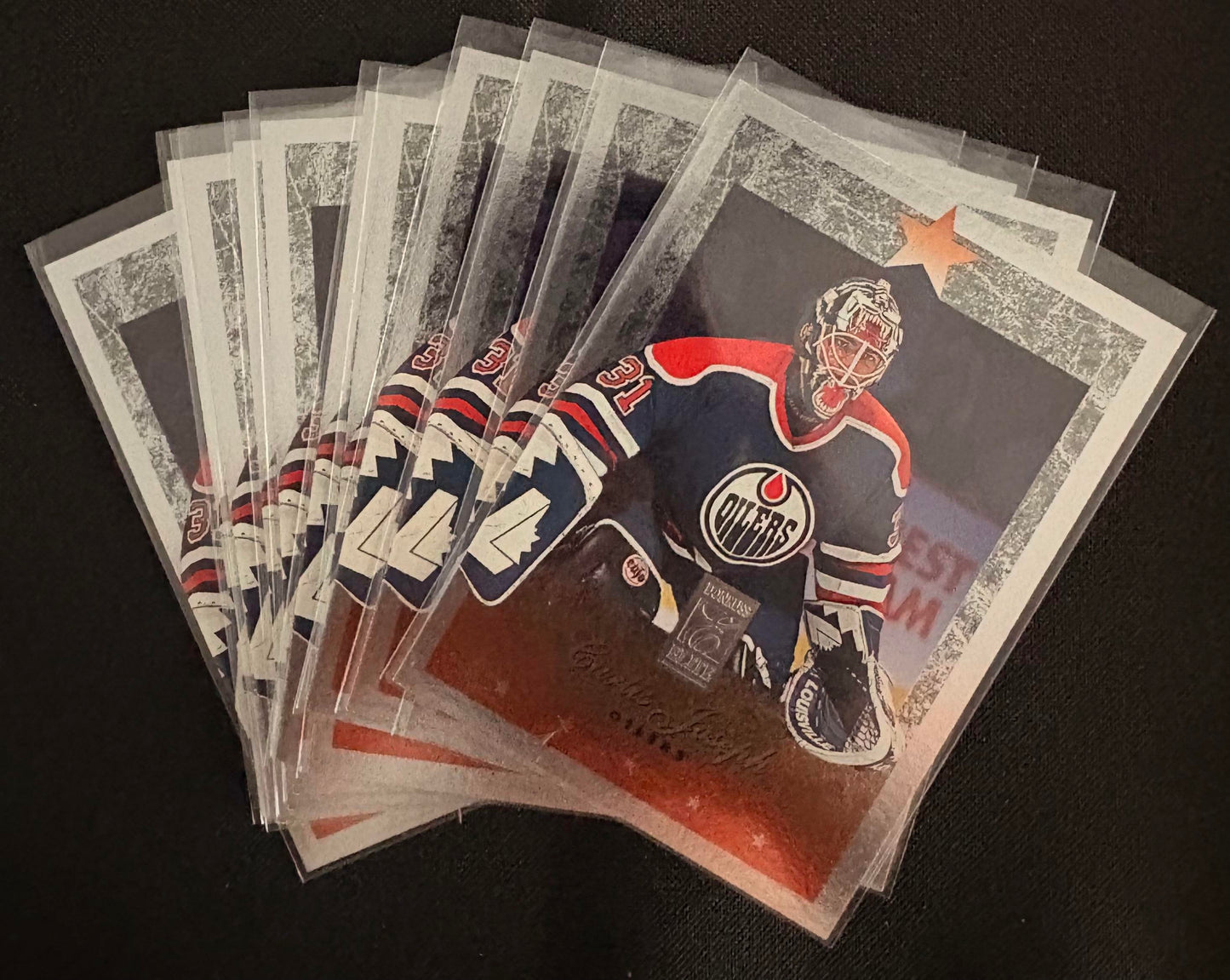 1995-96 Donruss Elite #59 Curtis Joseph - Hockey Lot of 12
