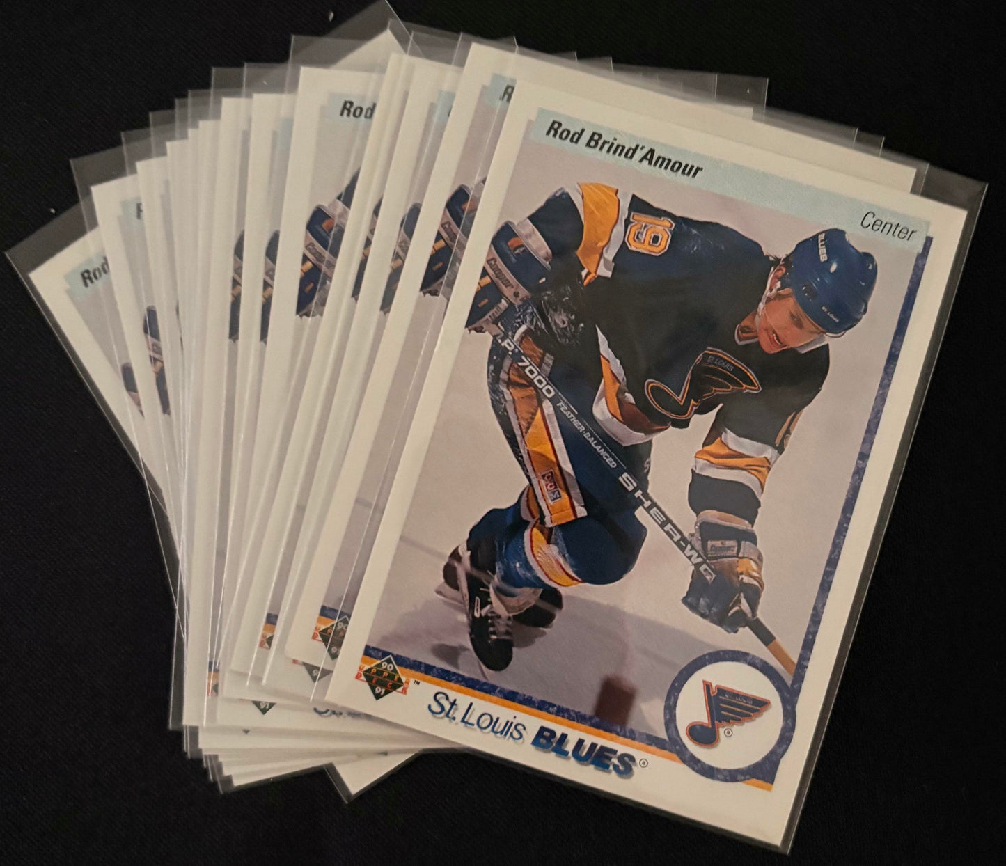 1990-91 Upper Deck #36 Rod Brind'Amour RC Rookie - Hockey Lot of 13