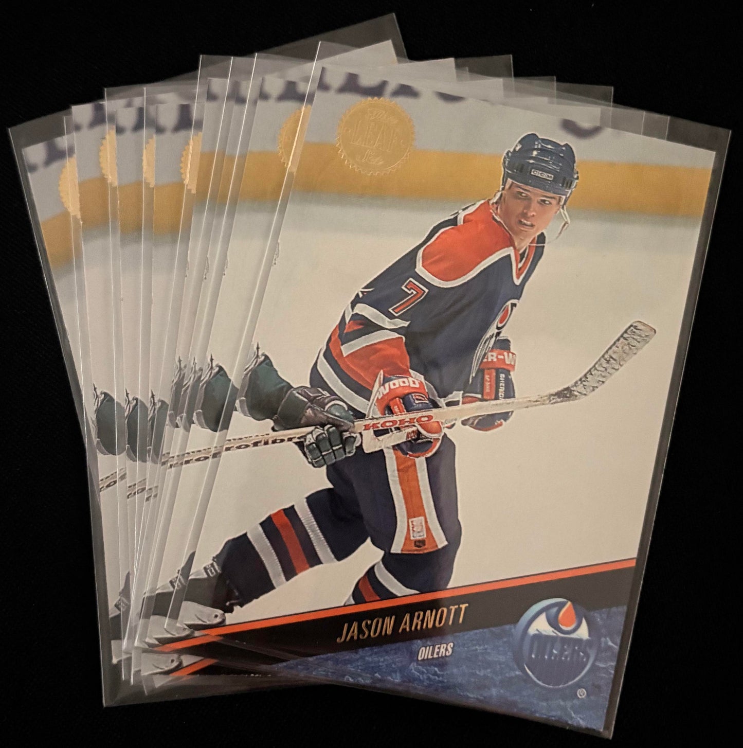 1993-94 Leaf #382 Jason Arnott RC Rookie - Hockey Lot of 8