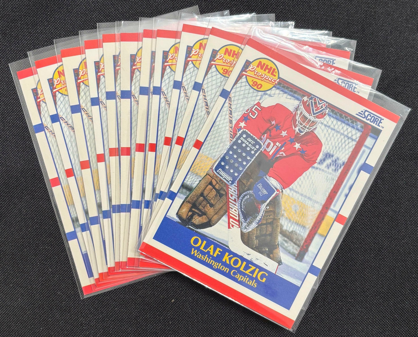 1990-91 Score #392 Olaf Kolzig RC Rookie - Hockey Lot of 11