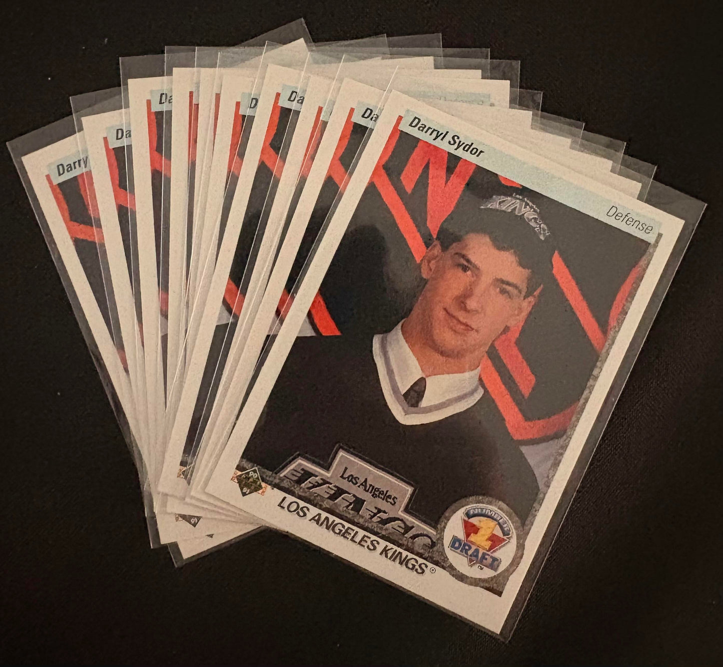1990-91 Upper Deck #358 Darryl Sydor RC Rookie - Hockey Lot of 10