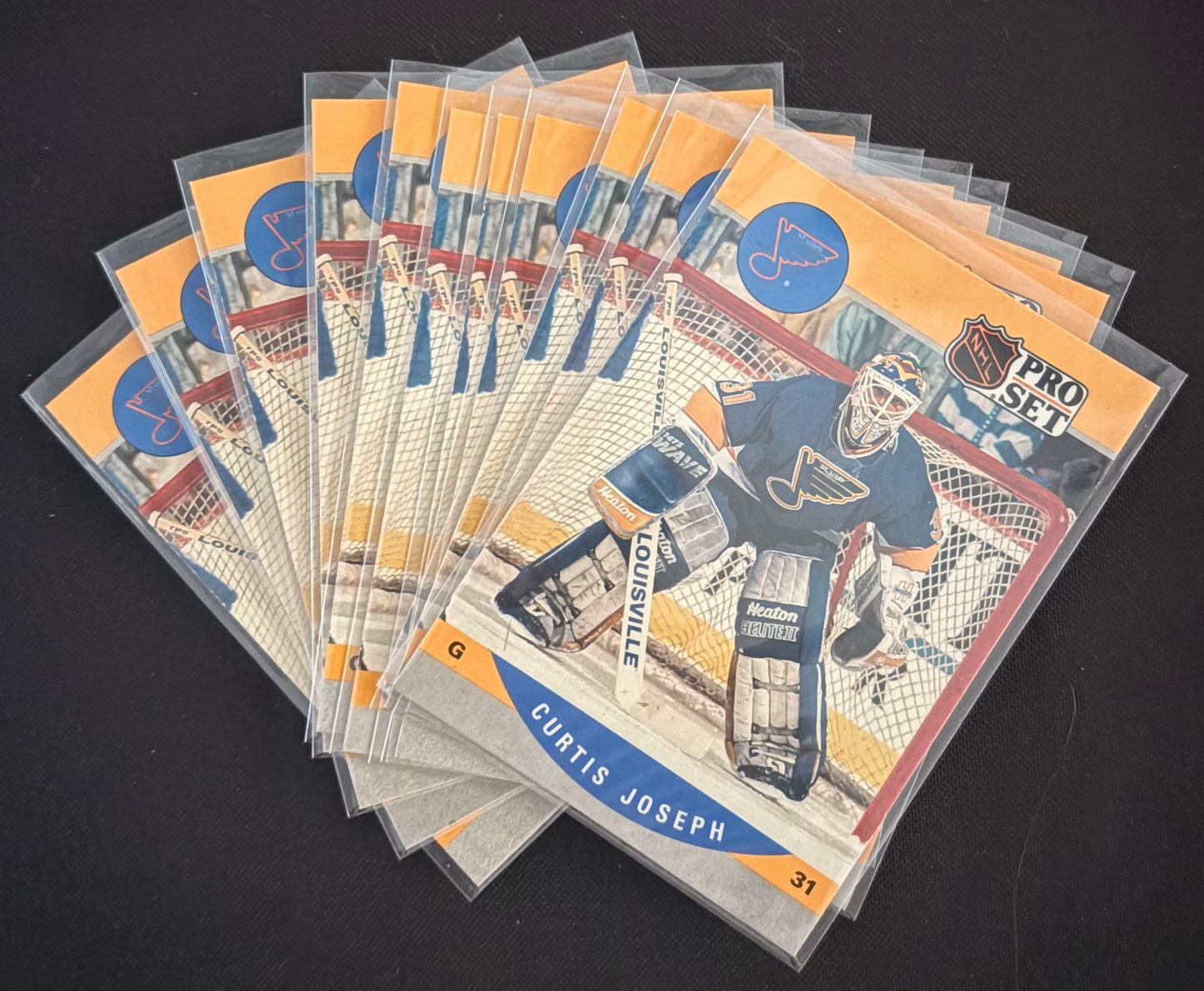 1990-91 Pro Set #638 Curtis Joseph RC Rookie - Hockey Lot of 11