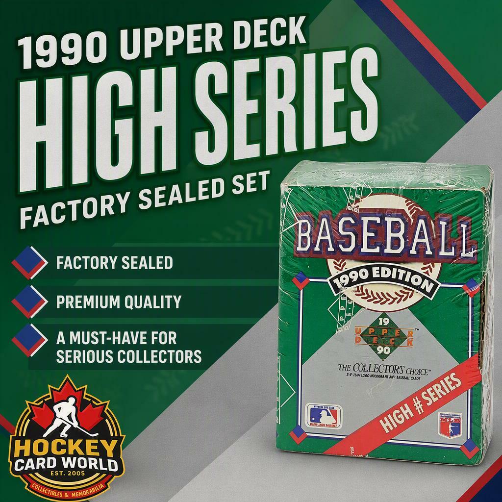 1990 Upper Deck Baseball High Number Series Factory Sealed Card Set
