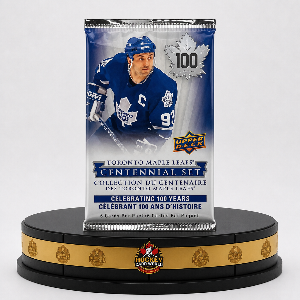 2017-18 Upper Deck Centennial Maple Leafs Hockey Sealed Card Pack