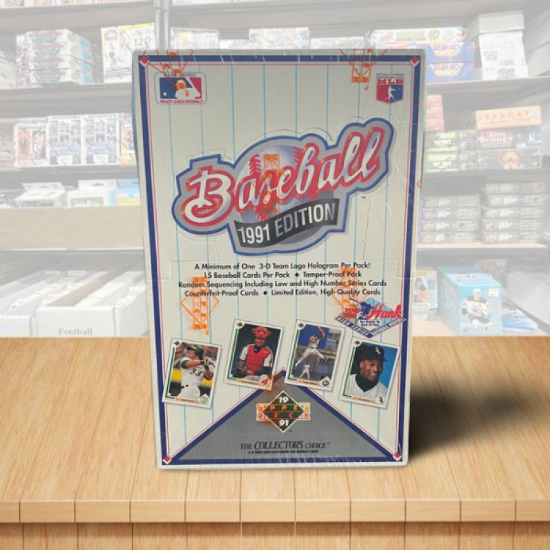 1991 Upper Deck Low Series Baseball Hobby Box - 36 Packs per Box