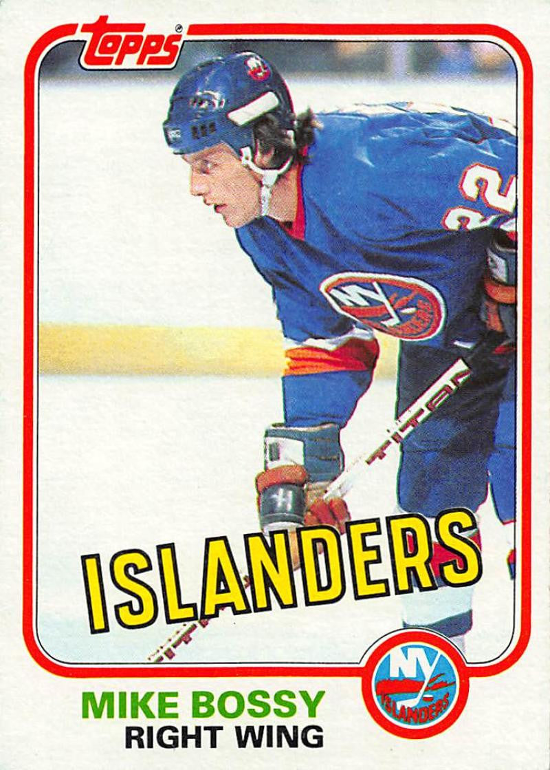 1981-82 Topps #4 Mike Bossy Hockey NHL NY Islanders