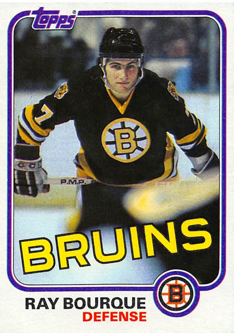 1981-82 Topps #5 Ray Bourque NM-MT Hockey NHL Bruins