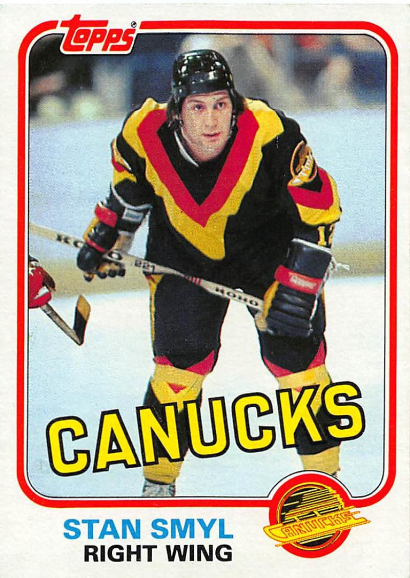 1981-82 Topps #38 Stan Smyl NM-MT Hockey NHL Canucks