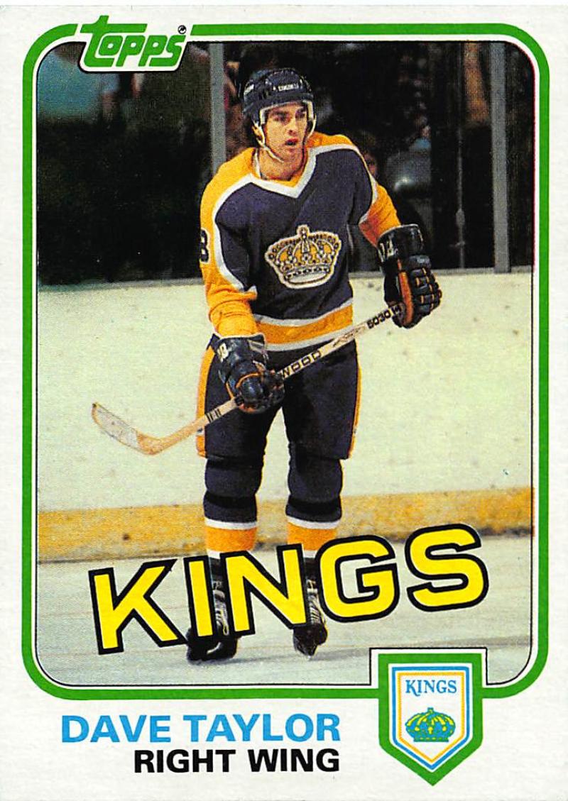 1981-82 Topps #40 Dave Taylor NM-MT Hockey NHL Kings Image 1