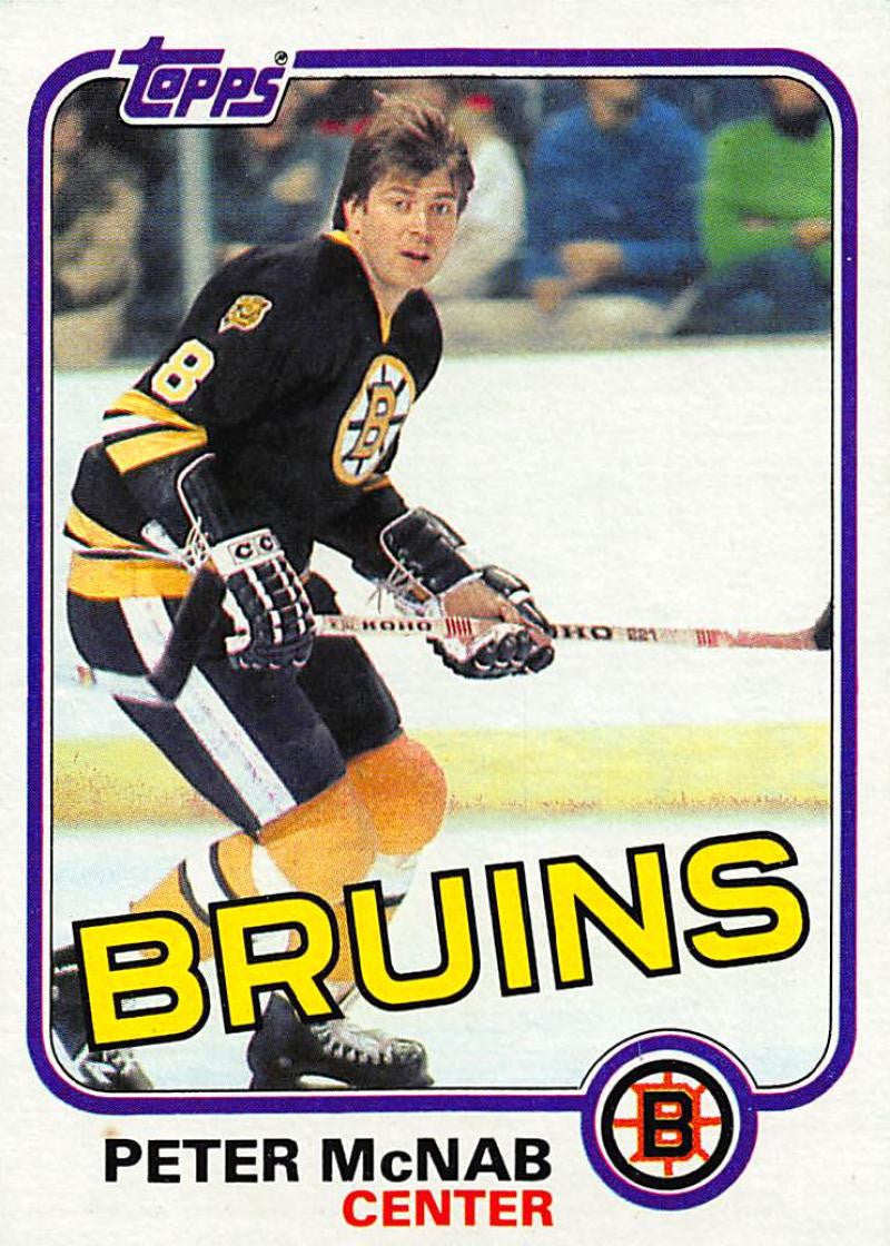 1981-82 Topps #E69 Peter McNab NM-MT Hockey NHL Bruins