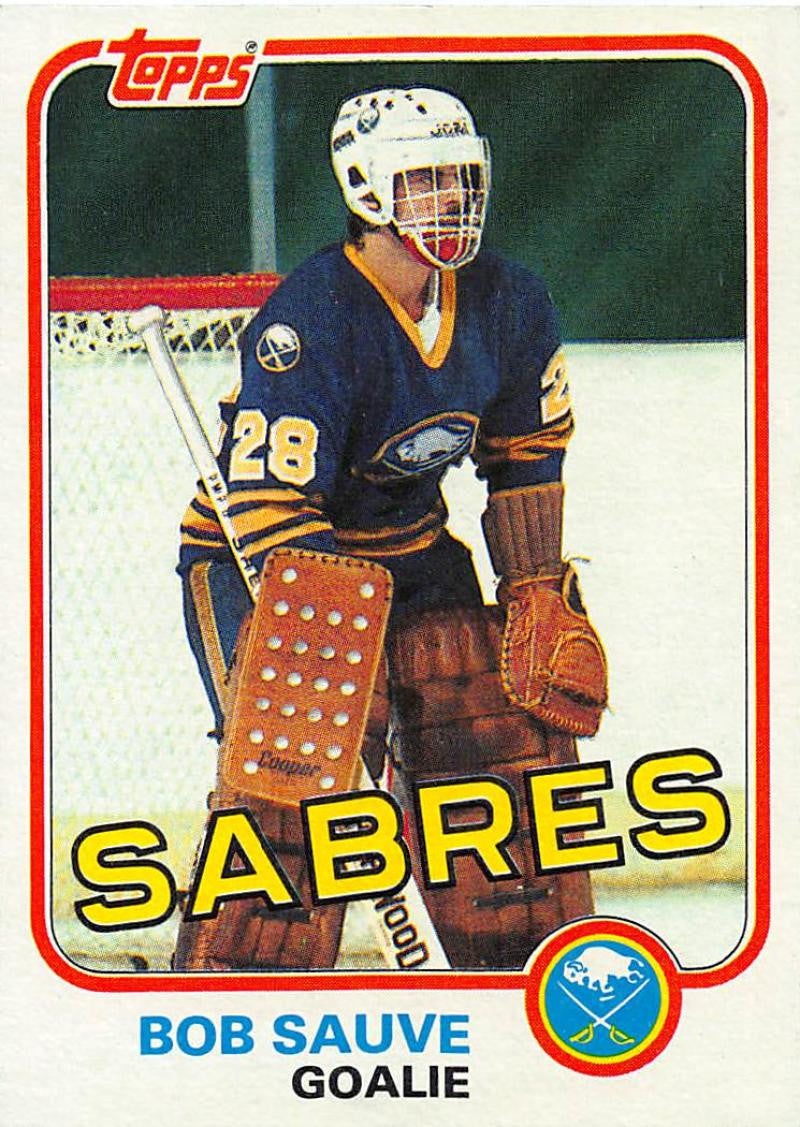 1981-82 Topps #E77 Bob Sauve NM-MT Hockey NHL Sabres