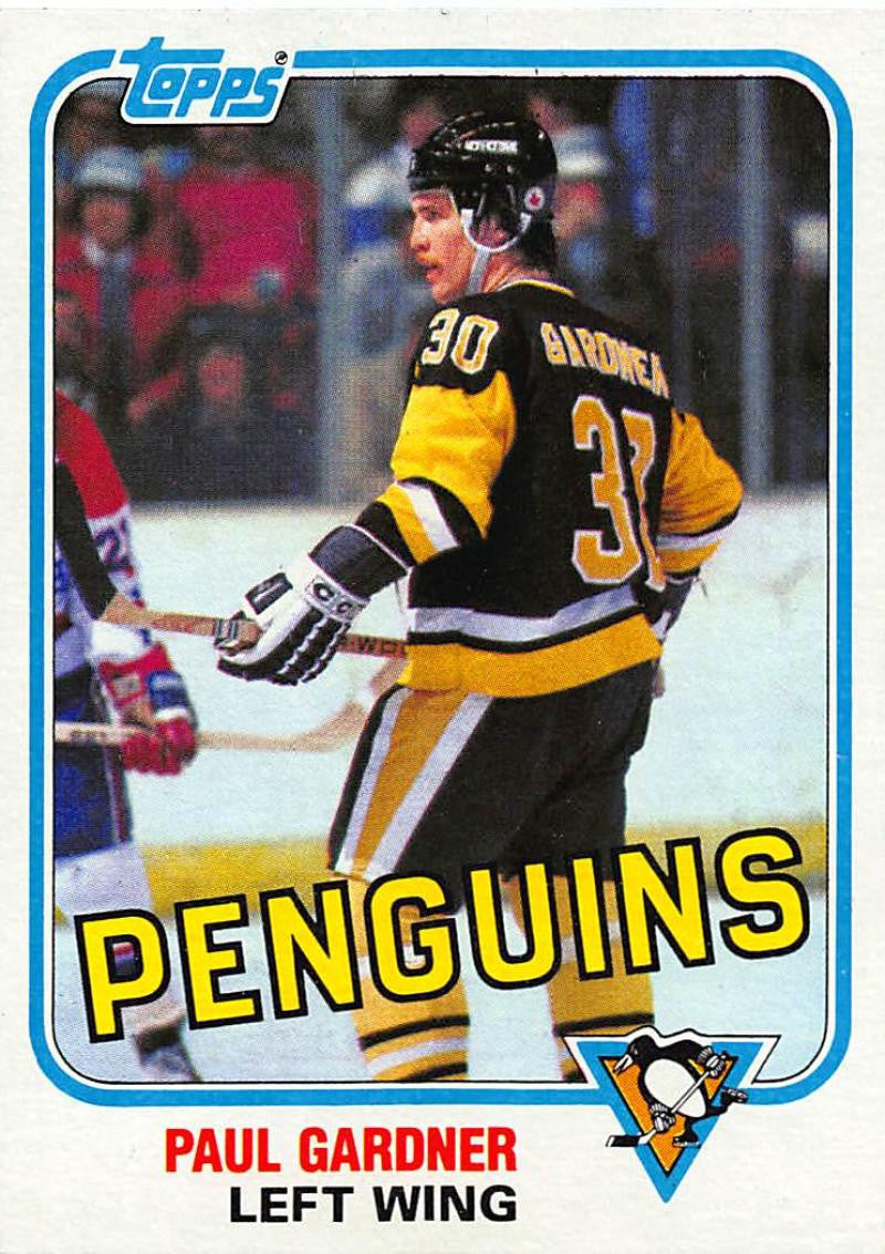 1981-82 Topps #E113 Paul Gardner NM-MT Hockey NHL Penguins