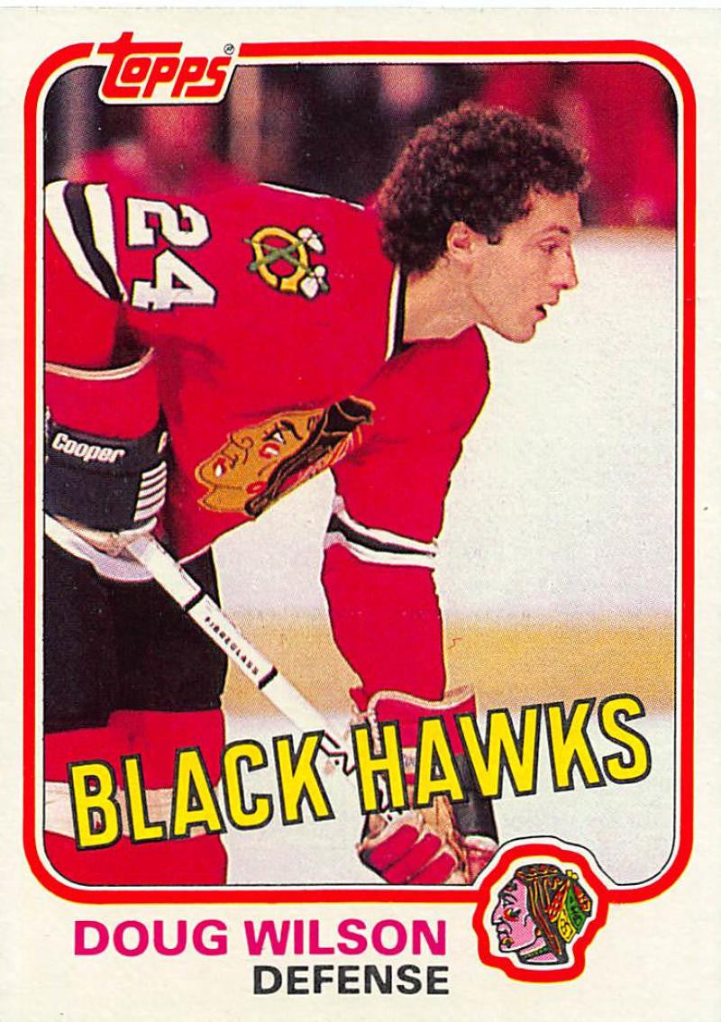 1981-82 Topps #W78 Doug Wilson NM-MT Hockey NHL Blackhawks