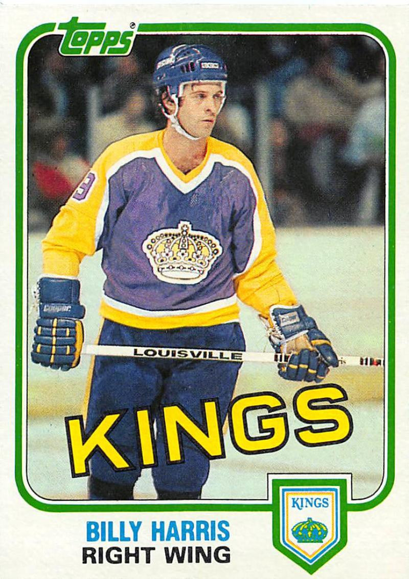 1981-82 Topps #W96 Billy Harris NM-MT Hockey NHL Kings