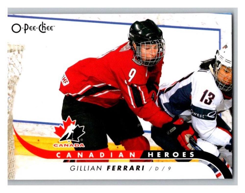 2009 O-Pee-Chee Canadian Heroes #CBGF Gillian Ferrari NM-MT Hockey NHL Image 1