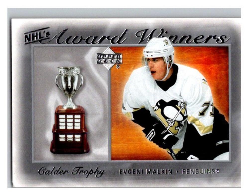 2007-08 Upper Deck NHL Award Winners #AW4 Evgeni Malkin NM-MT Hockey NHL 02721 Image 1