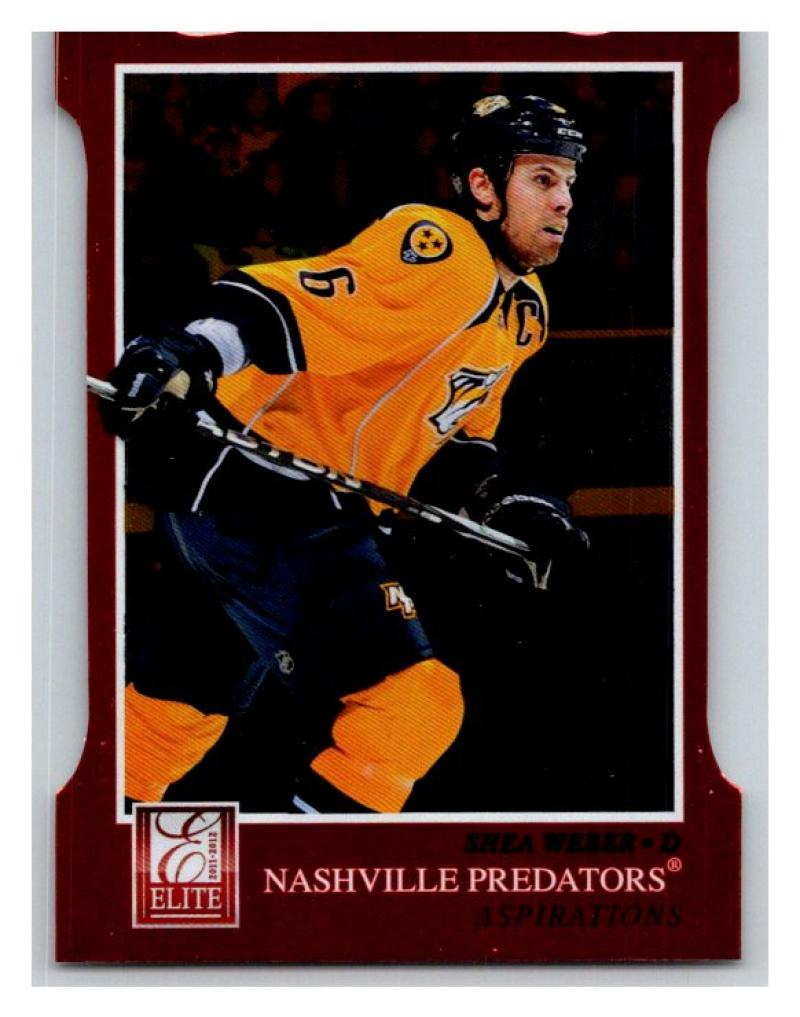 2011-12 Elite Red Die Cut Aspirations #147 Shea Weber NM-MT Hockey NHL 02734 Image 1