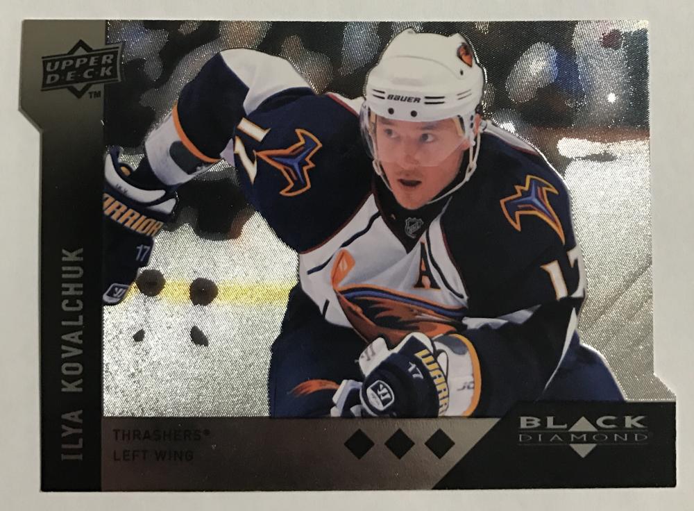 2009 Black Diamond Horizontal Perimeter Die-Cut #BD1 Ilya Kovalchuk NM-MT 02738 Image 1