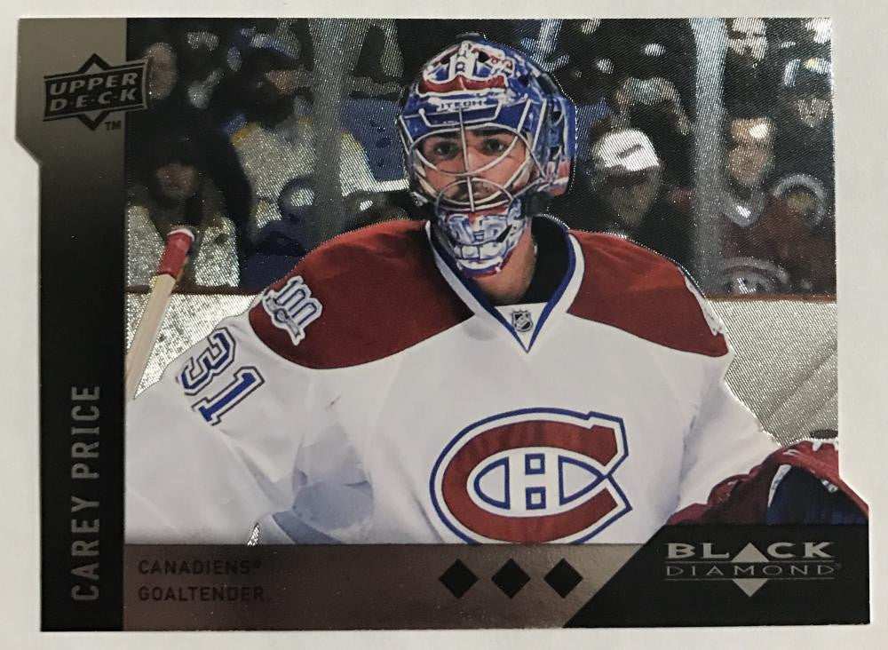 2009 Black Diamond Horizontal Perimeter Die-Cut #BD3 Carey Price NM-MT 02740