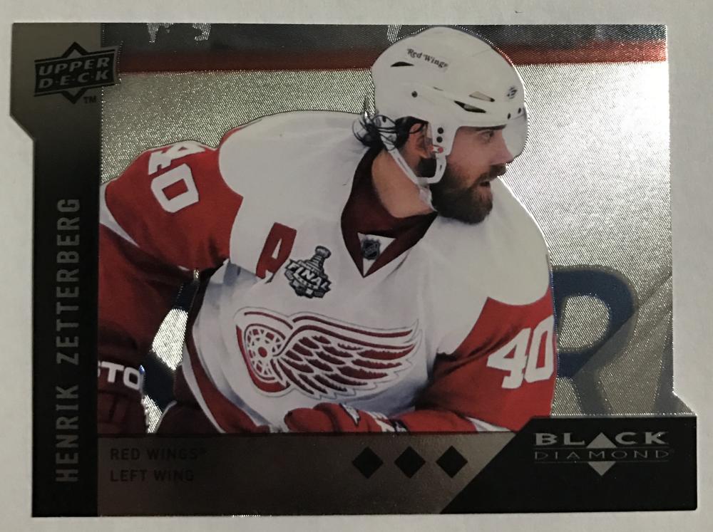 2009 Black Diamond Horizontal Perimeter Cut #BD4 Henrik Zetterberg NM-MT 02741 Image 1