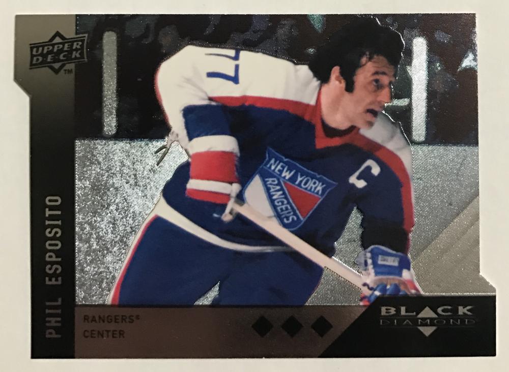 2009 Black Diamond Horizontal Perimeter Die-Cut #BD9 Phil Esposito NM-MT 02746 Image 1
