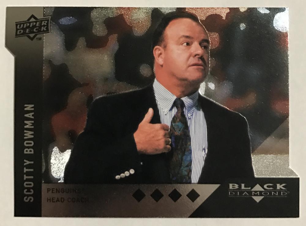 2009 Black Diamond Horizontal Perimeter Die-Cut #BD19 Scotty Bowman NM-MT 02756 Image 1