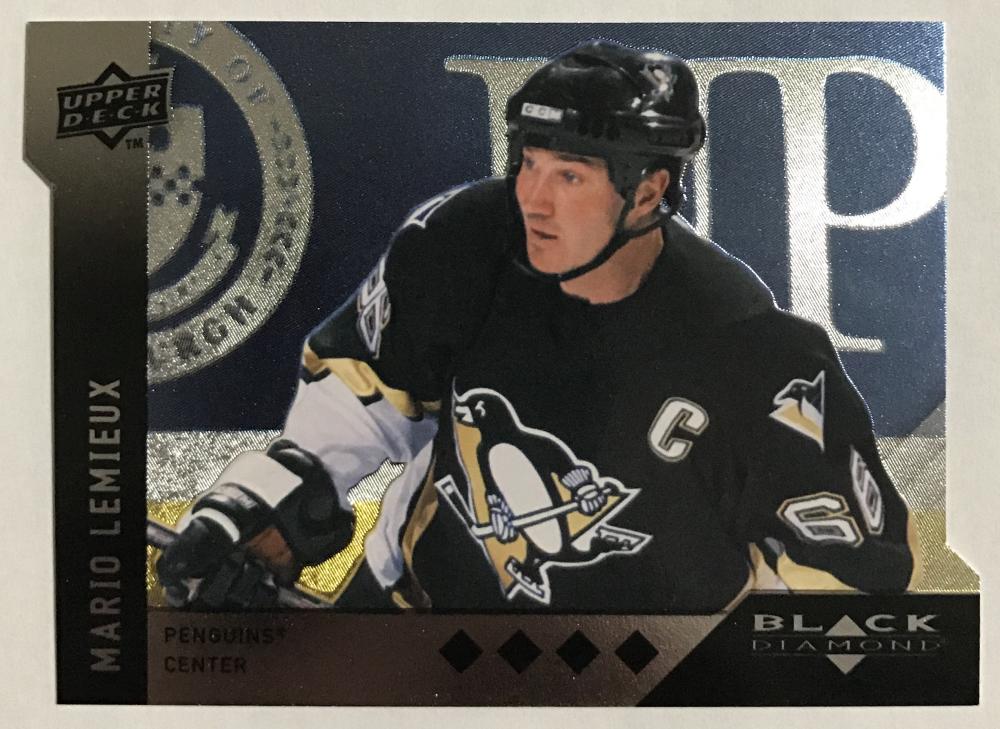 2009 Black Diamond Horizontal Perimeter Die-Cut #BD28 Mario Lemieux NM-MT 02764 Image 1