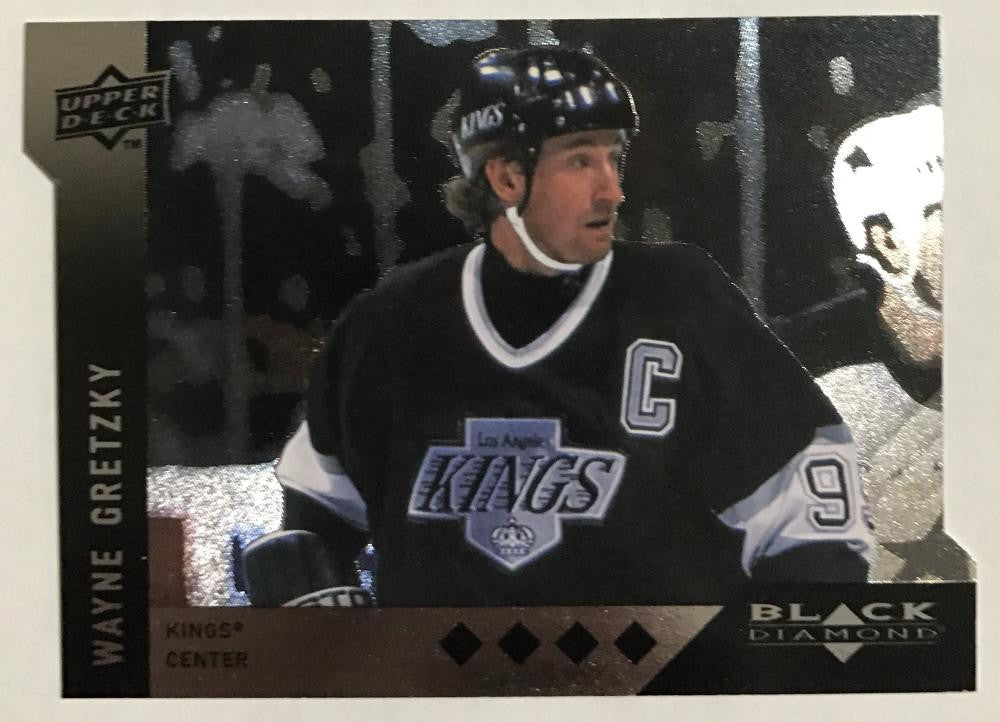 2009 Black Diamond Horizontal Perimeter Die-Cut #BD30 Wayne Gretzky 02766
