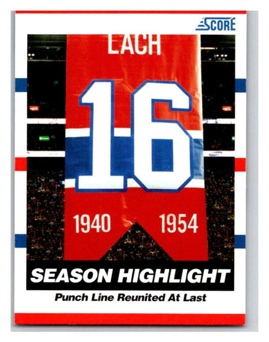 (HCW) 2010-11 Score Glossy #2 Elmer Lach Canadiens Mint
