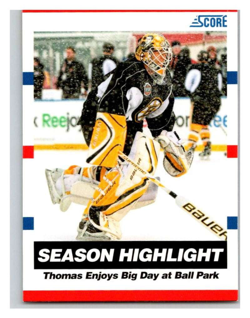 (HCW) 2010-11 Score Glossy #13 Tim Thomas Bruins Mint