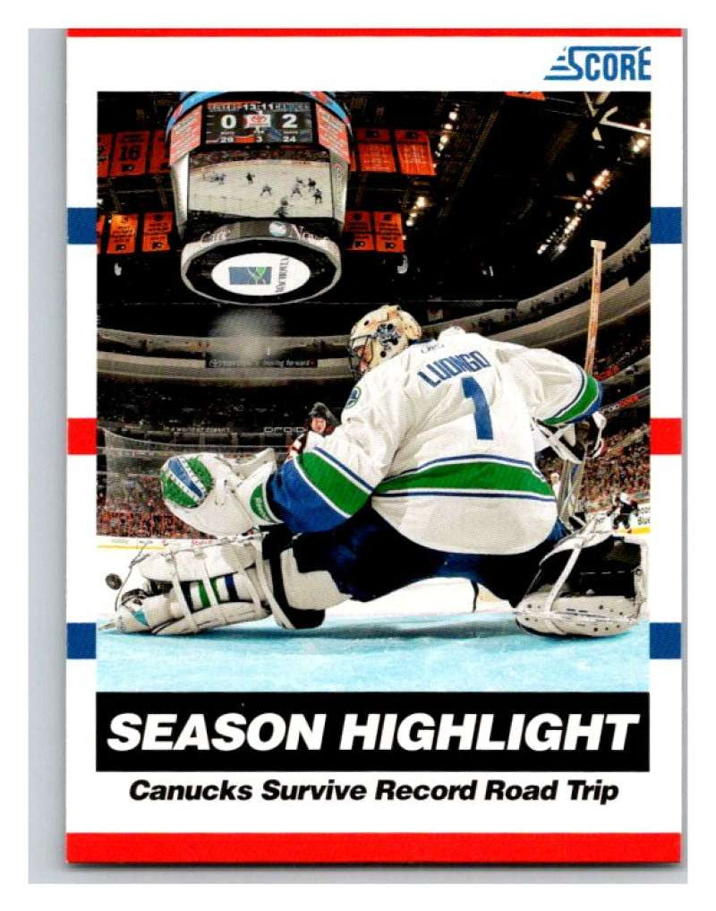 (HCW) 2010-11 Score Glossy #14 Roberto Luongo Canucks Mint